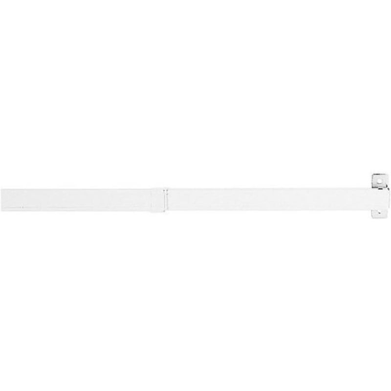 Graber Flat Lock-Seam Sash Rod (11 to 20-Inch Adjustable Width, White) - Image 2